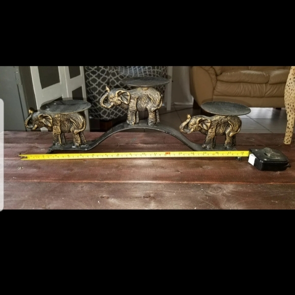 Accents Brass Elephant Candle Holder Poshmark